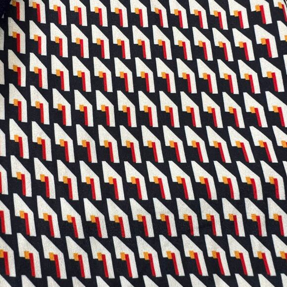 Women's Crewneck Mixed Media Knit Sweater Size Medium Relaxed Fit Colorful - Picture 6 of 9